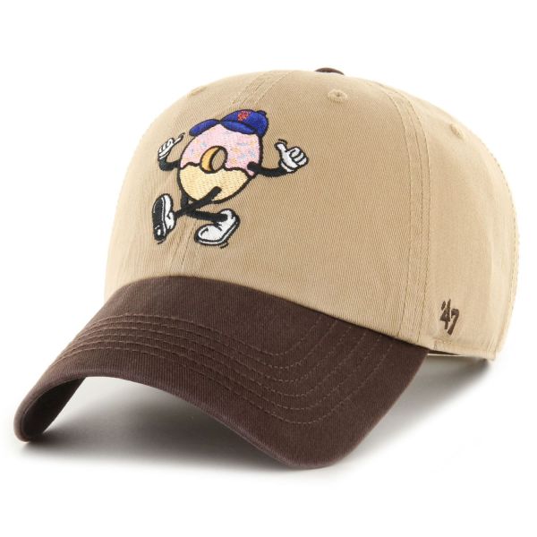 47 Brand Clean Up Cap - CARTOON New York Mets khaki
