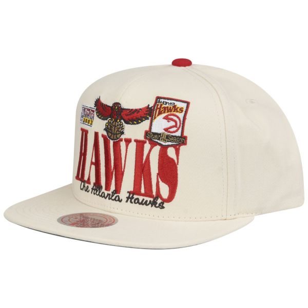 Mitchell & Ness Snapback Cap - RETRO FRAME Atlanta Hawks