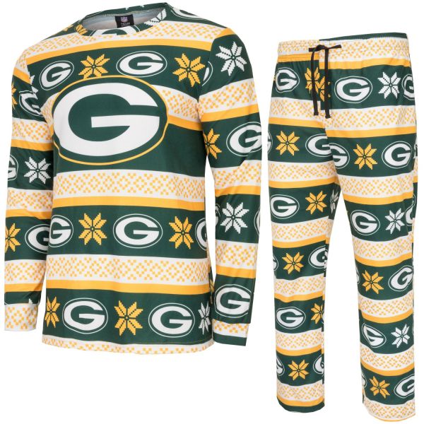 NFL Winter XMAS Pyjama Schlafanzug Green Bay Packers