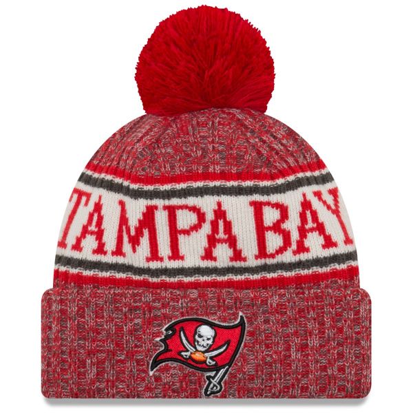 New Era NFL Sideline Bonnet d'hiver - Tampa Bay Buccaneers