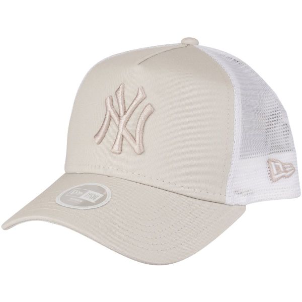 New Era Femme Trucker Cap - New York Yankees stone beige