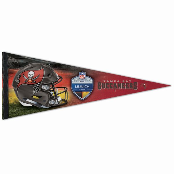 NFL Munich Game Filz Wimpel 75x30cm - Tampa Bay Buccaneers