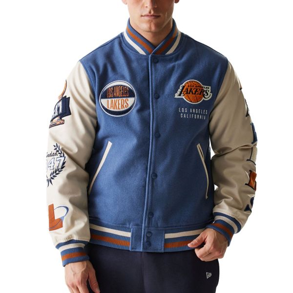 New Era Varsity College Jacket - NBA Los Angeles Lakers