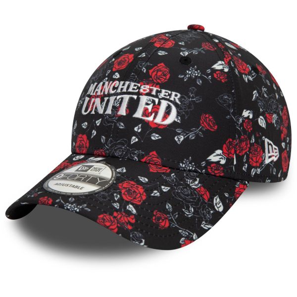 New Era 9Forty Strapback Cap - FLORAL Manchester United
