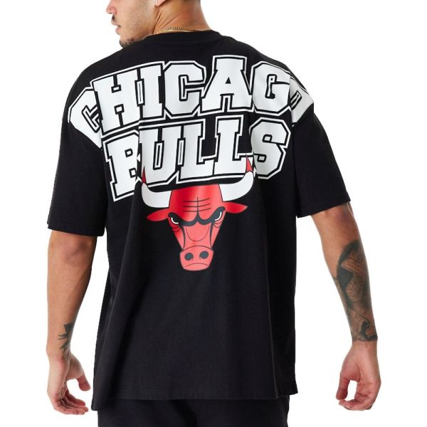 New Era NBA Oversized Shirt - BACKPRINT Chicago Bulls