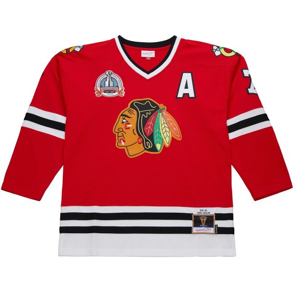Chris Chelios Chicago Blackhawks 1991 M&N NHL Jersey