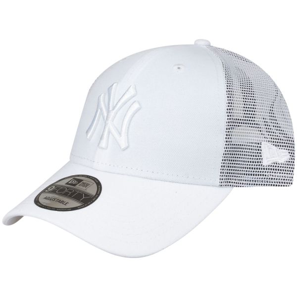 New Era 9Forty Snapback Trucker Cap - New York Yankees weiß