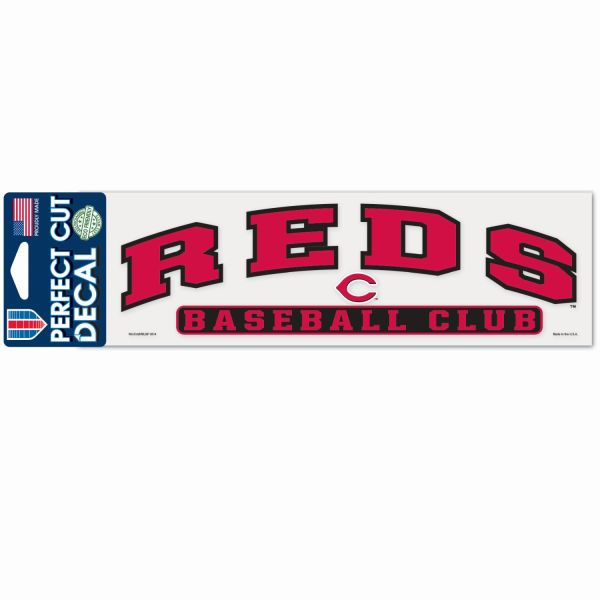 MLB Perfect Cut Decal 8x25cm Cincinnati Reds