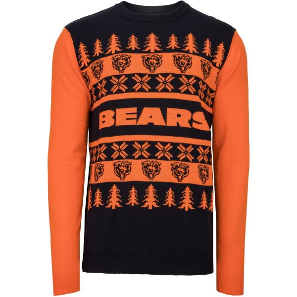 NFL Ugly Sweater XMAS Knit Pullover - Chicago Bears
