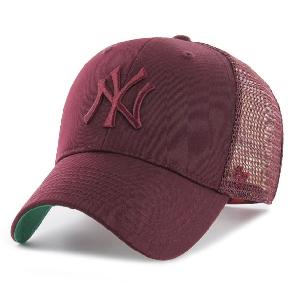 47 Brand Trucker Cap - Branson MLB New York Yankees maroon