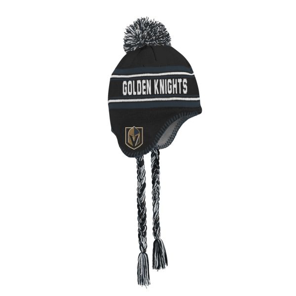 Kids NHL Winter Hat - JACQUARD TASSEL Vegas Golden Knights