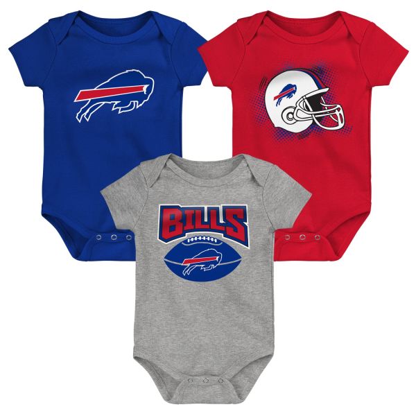 Outerstuff NFL Infant 3pcs Bodysuit-Set Buffalo Bills