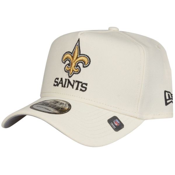 New Era 9Forty A-Frame Cap - New Orleans Saints chrome white