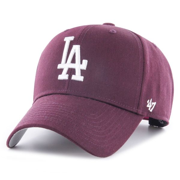47 Brand Adjustable Cap - BASIC Los Angeles Dodgers maroon