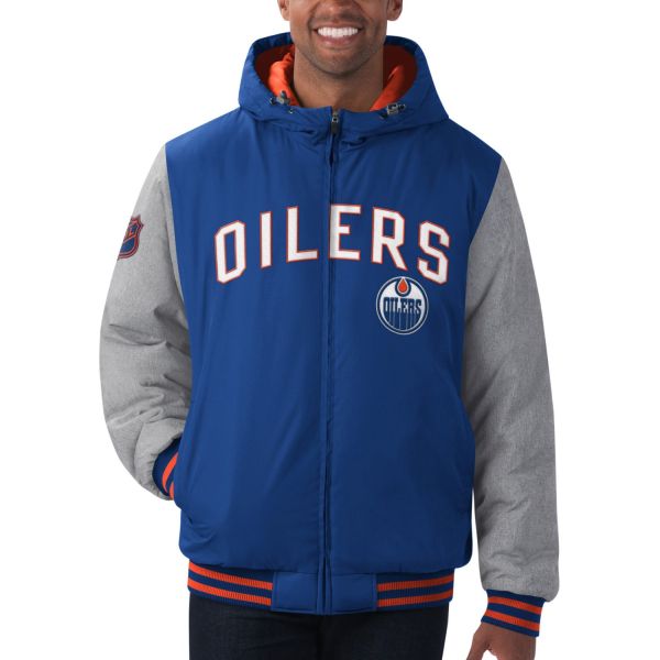 G-III Edmonton Oilers NHL Coldfront Winter Jacke