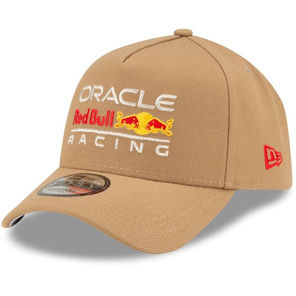 New Era 9Forty A-Frame Snapback Cap - Red Bull Racing khaki