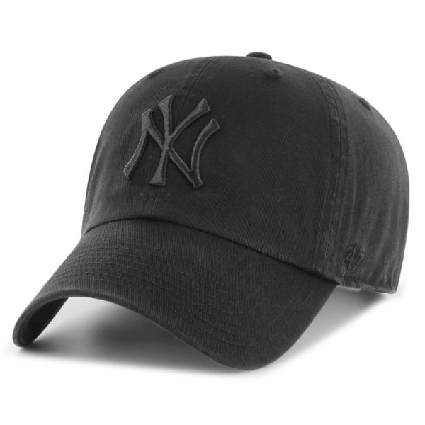 47 Brand Adjustable Cap - CLEAN UP New York Yankees schwarz