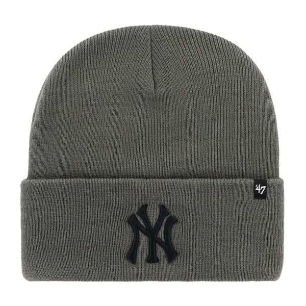 47 Brand Beanie Wintermütze - HAYMAKER NY Yankees charcoal