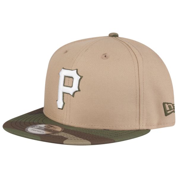 New Era 9Fifty Snapback Cap - Pittsburgh Pirates camel camo