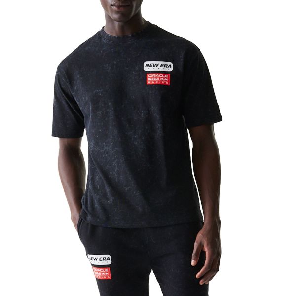 New Era Motorsport Shirt - Red Bull Racing schwarz