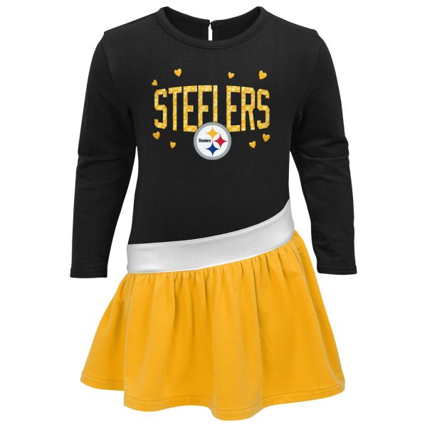 NFL Fille Tunique Jersey Robe - Pittsburgh Steelers