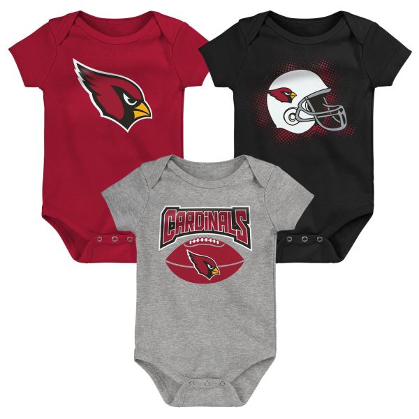 Outerstuff NFL Infant 3pcs Bodysuit-Set Arizona Cardinals