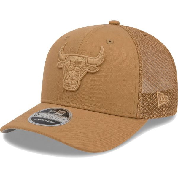 New Era 9Seventy Trucker Cap - Chicago Bulls camel