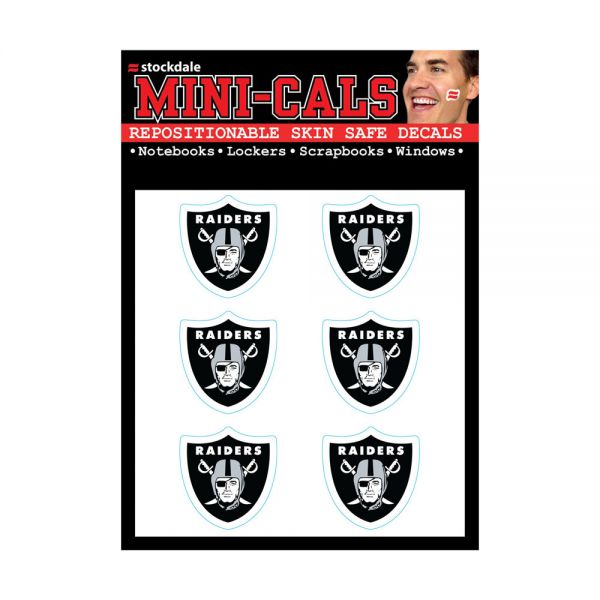 Wincraft 6-Pack Face Mini Cals 3cm - NFL Las Vegas Raiders