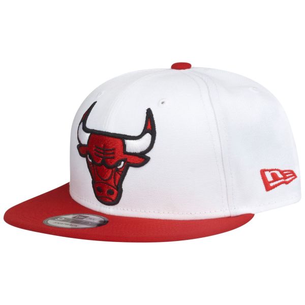 New Era 9Fifty Snapback Cap - XL LOGO Chicago Bulls weiß