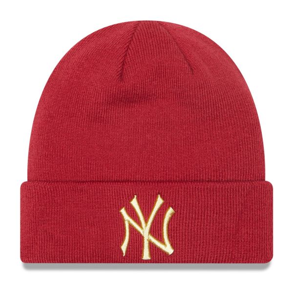 New Era Women's Winter - METALLIC New York Yankees red