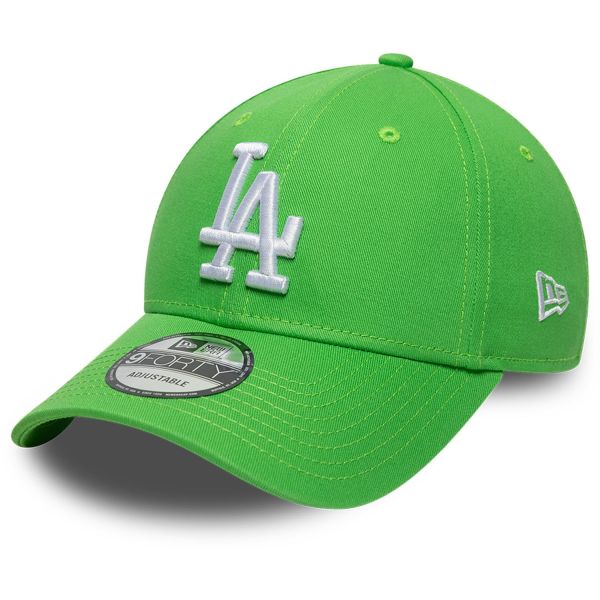 New Era 9Forty Strapback Cap Los Angeles Dodgers lime green