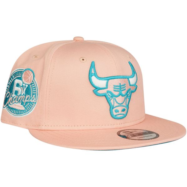 New Era 9Fifty Snapback Cap - Chicago Bulls blush rosa
