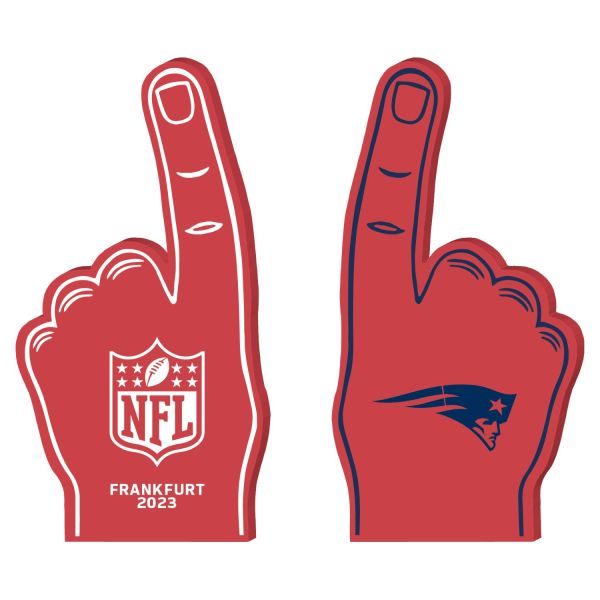 NFL Frankfurt New England Patriots Foam Finger Winkehand