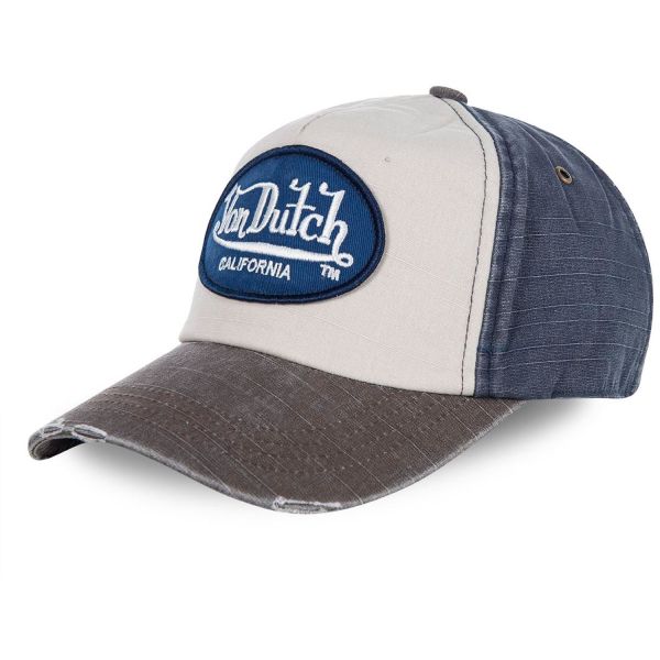 Von Dutch Strapback Cap - VINTAGE beige