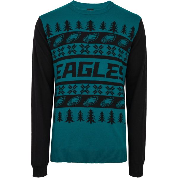 NFL Ugly Sweater XMAS Knit Pullover - Philadelphia Eagles
