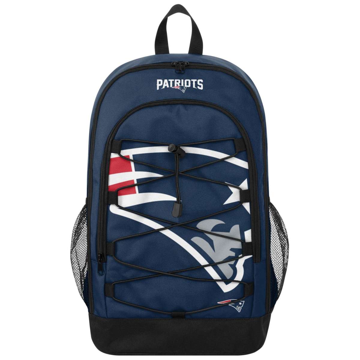 FOCO NFL Backpack BUNGEE New England Patriots Backpacks Fan Gear