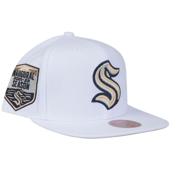 Mitchell & Ness Snapback Cap WINTER WHITE Seattle Kraken