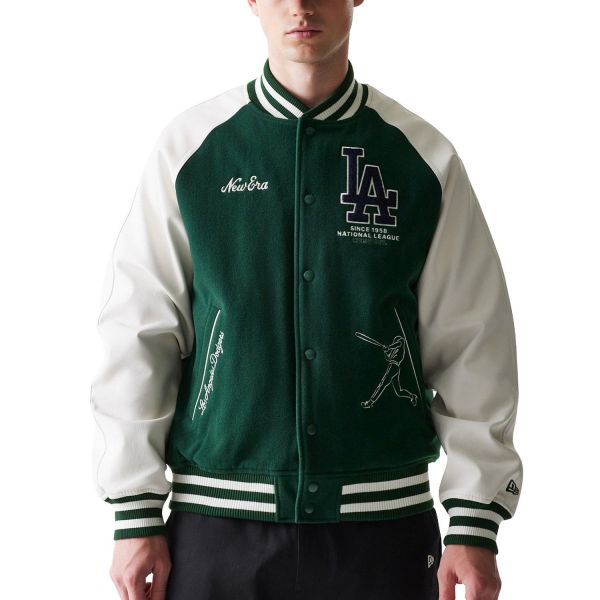 New Era Varsity College Jacke - Los Angeles Dodgers