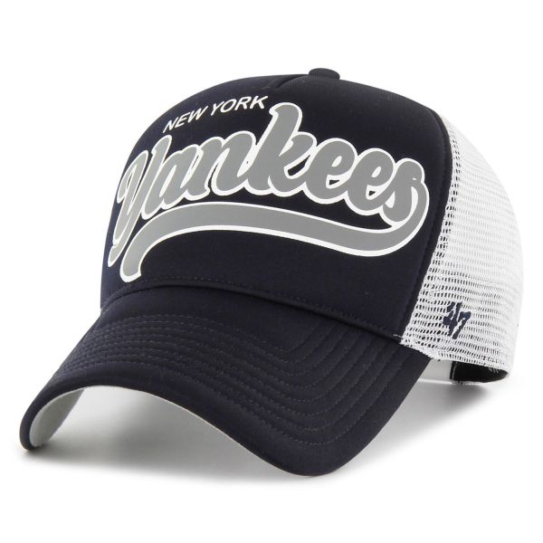 47 Brand Mesh Trucker Cap - FOAM SCRIPT New York Yankees