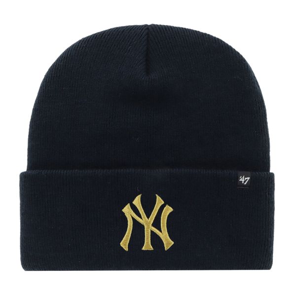 47 Brand Wintermütze - HAYMAKER Metallic NY Yankees navy