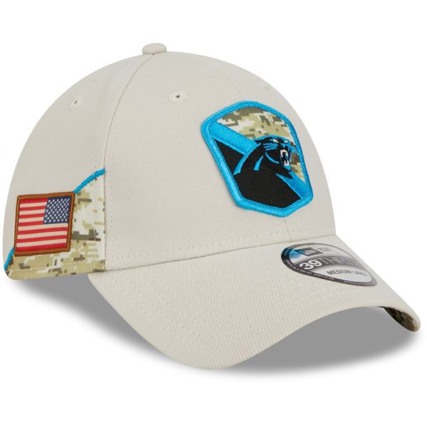 New Era 39Thirty Cap Salute to Service Carolina Panthers