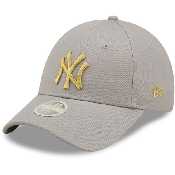 New Era 9Forty Womens Cap - METALLIC New York Yankees grey