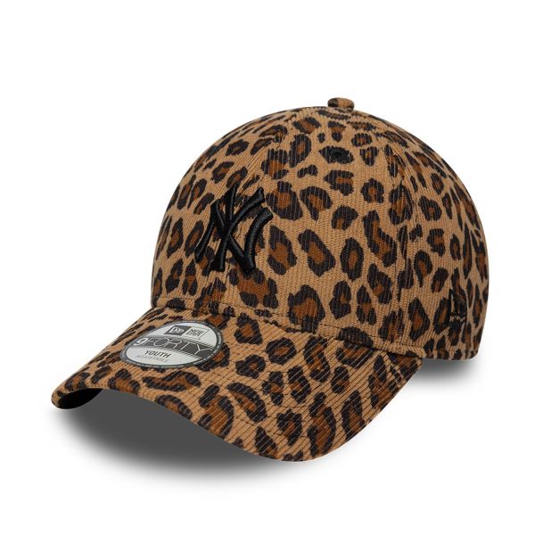 New Era 9Forty Kids Cap - CORD LEOPARD New York Yankees