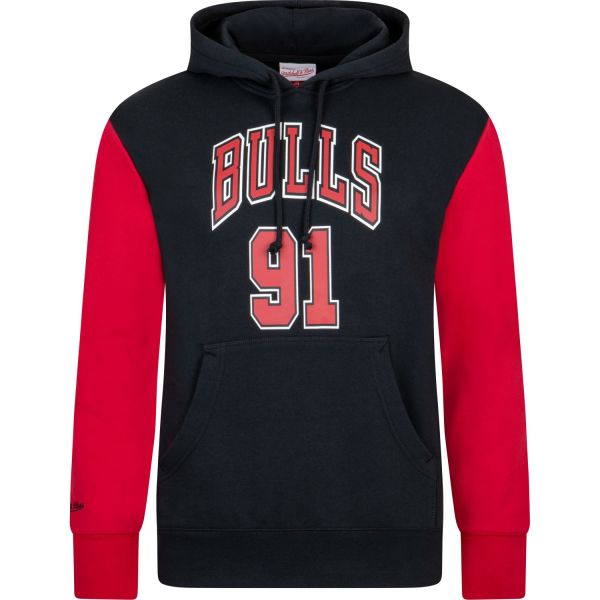 M&N Fleece NBA Hoody - Chicago Bulls Dennis Rodman
