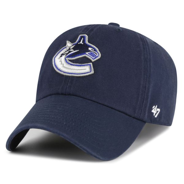 47 Brand Strapback Cap - CLEAN UP Vancouver Canucks navy