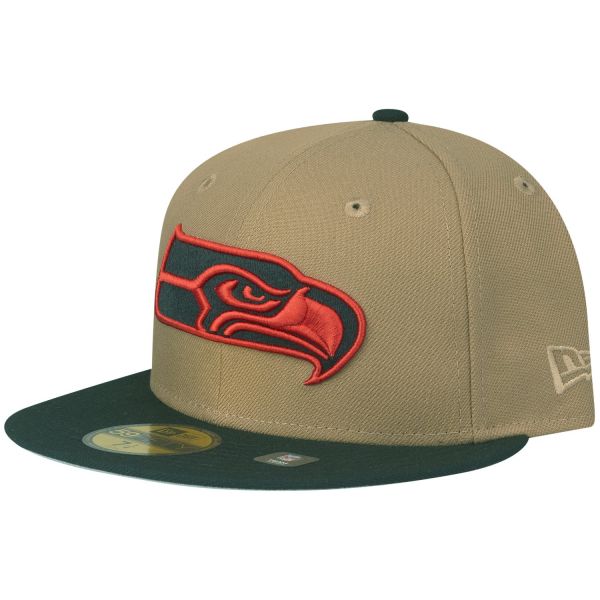 New Era 59Fifty Fitted Cap - Seattle Seahawks khaki