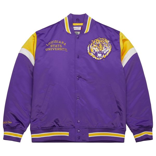 M&N Heavyweight Satin Veste NCAA Louisiana State University