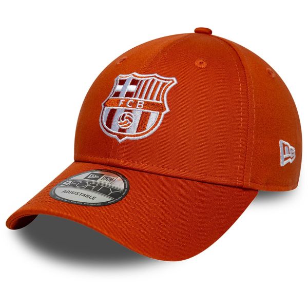 New Era 9Forty Strapback Cap - FC Barcelona rust orange