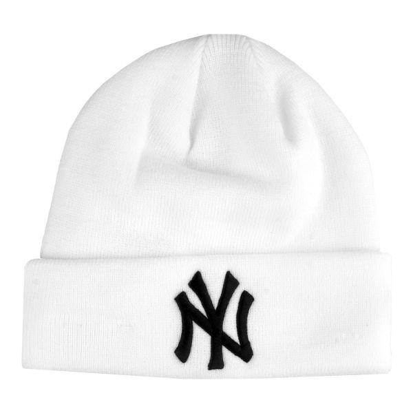 New Era CUFF Winter Beanie - New York Yankees white