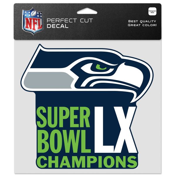 Seattle Seahawks Superbowl LV Champions Autocollant 20x20cm